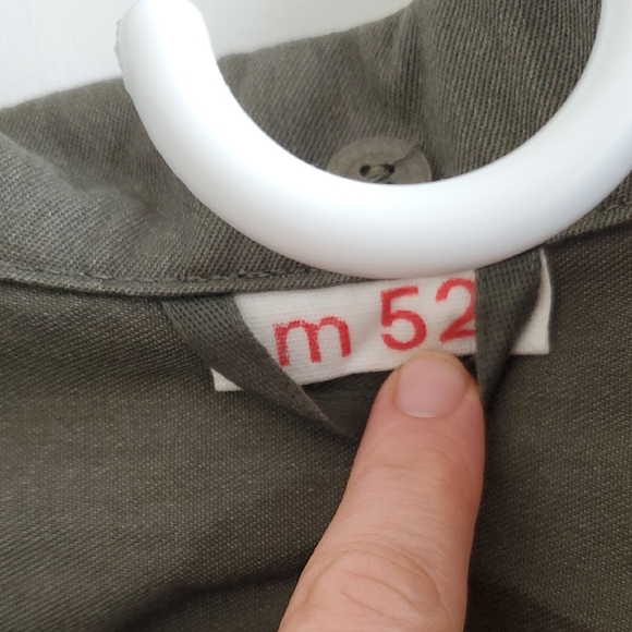 New Without Tags Vtg M52 Mdl 1879 Olive Green Military-Style Jacket & Pants Set - Picture 7 of 16